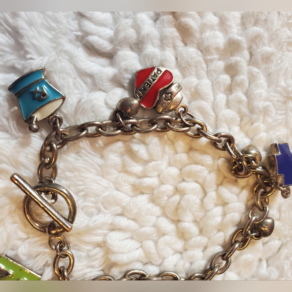 Vintage Nurses Charm Bracelet - Picture 5 of 8